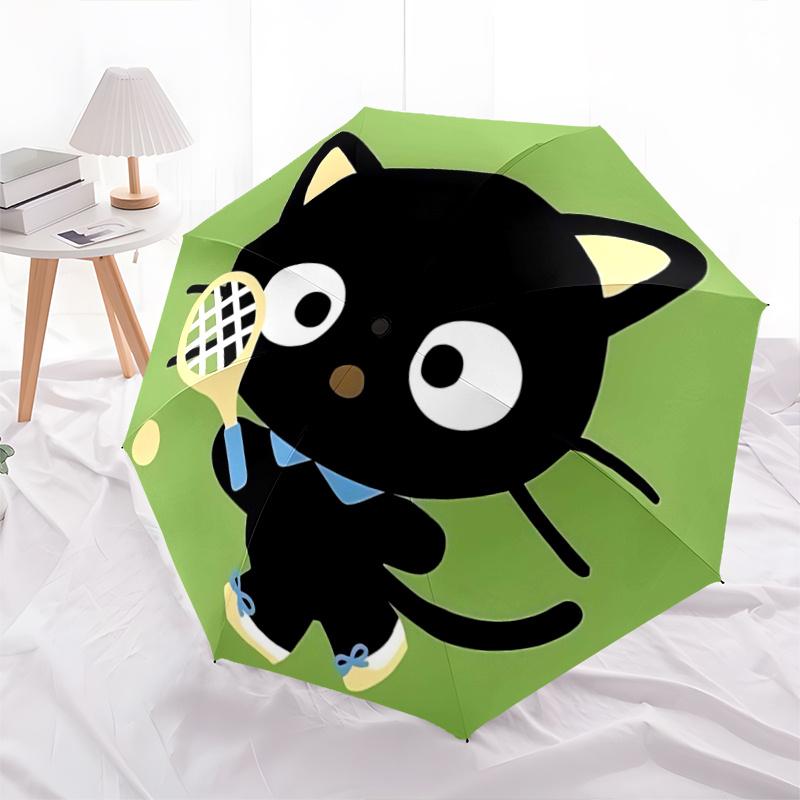 1pc Chococat Tennis Racket with Blue Bowtie Automatic Opening Folding Umbrella - Perfect for Fans, Travelers, Everyday Use, and Festive Gifts!Z044
1pc Chococat Tennis Racket with Blue Bowtie Automatic Opening Folding Umbrella - Perfect for Fans, Travelers, Everyday Use, and Festive Gifts!Z044