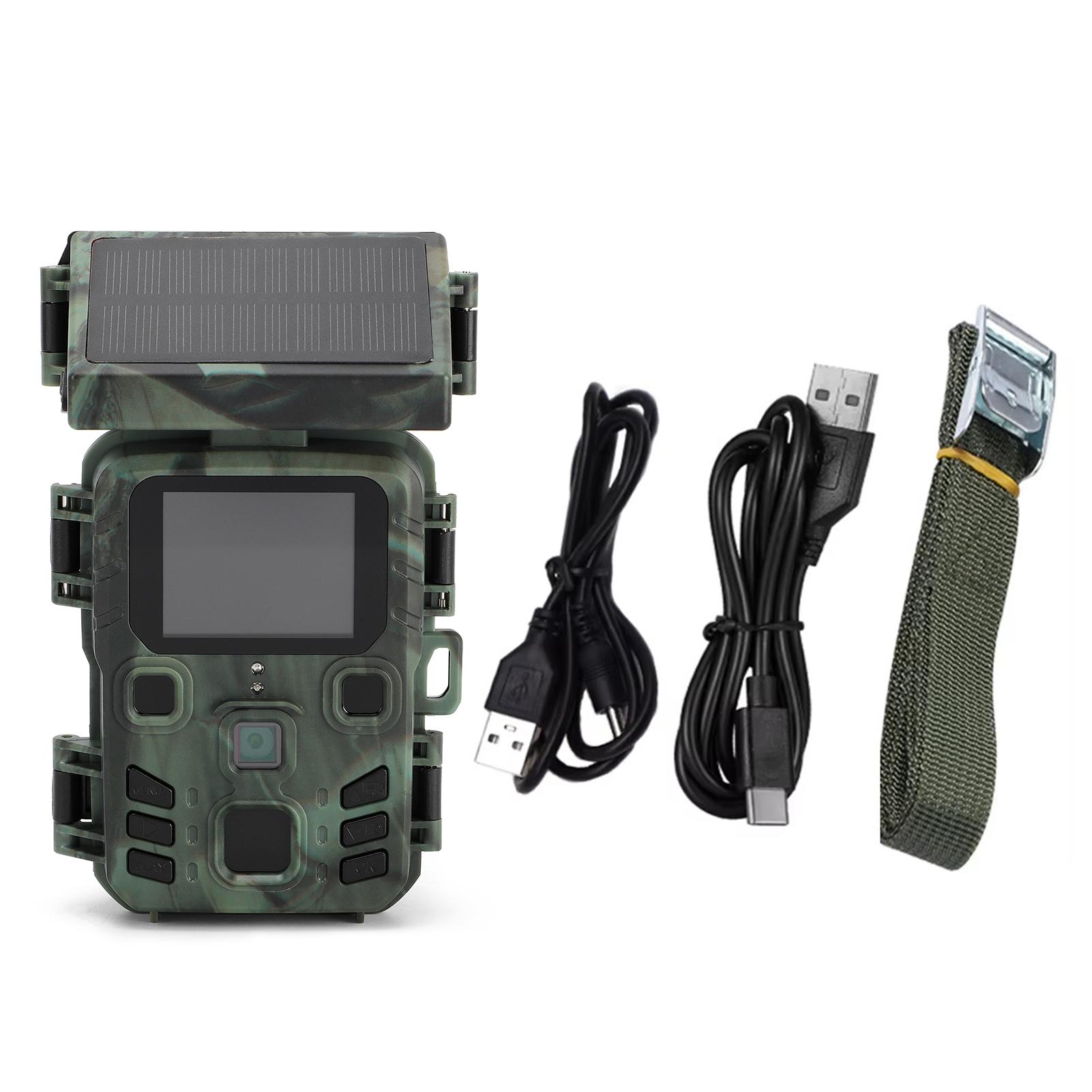 Solar Trail Camera 50MP 4K High Definition with Night Visible 120 degrees Wide Angle 65ft Detection for Outdoors
Solar Trail Camera 50MP 4K High Definition with Night Visible 120 degrees Wide Angle 65ft Detection for Outdoors