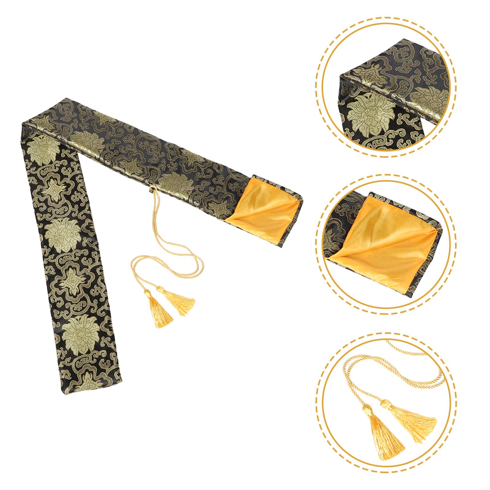 108CM Silk Sword Bag Durable Storage Sleeve For Tai Chi Martial Arts Scabbard Bamboo sword Holder Carrying Case
108CM Silk Sword Bag Durable Storage Sleeve For Tai Chi Martial Arts Scabbard Bamboo sword Holder Carrying Case