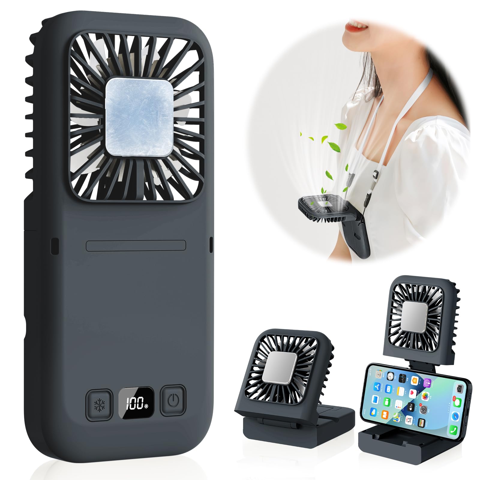 Handy Cooling Handheld Unifun Stand 3 Levels of Air Equipped with Rhythm 5000mAh Large Long Continuous Battery Status LCD USB 180 Degree Angle Easy to
Handy Cooling Handheld Unifun Stand 3 Levels of Air Equipped with Rhythm 5000mAh Large Long Continuous Battery Status LCD USB 180 Degree Angle Easy to
