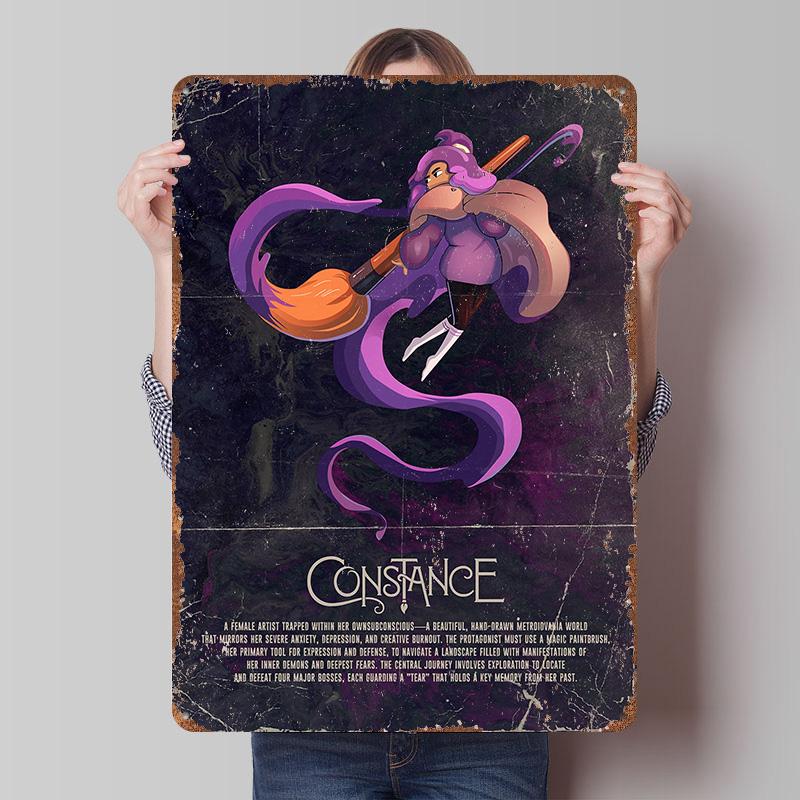 Constance Tin Plaque Poster Customized Wall Art Retro Vintage Metal Signs for Man Cave Home Decor Room Ornaments Wand Deko Items 7.9x11.8In(20x30cm)
Constance Tin Plaque Poster Customized Wall Art Retro Vintage Metal Signs for Man Cave Home Decor Room Ornaments Wand Deko Items 7.9x11.8In(20x30cm)