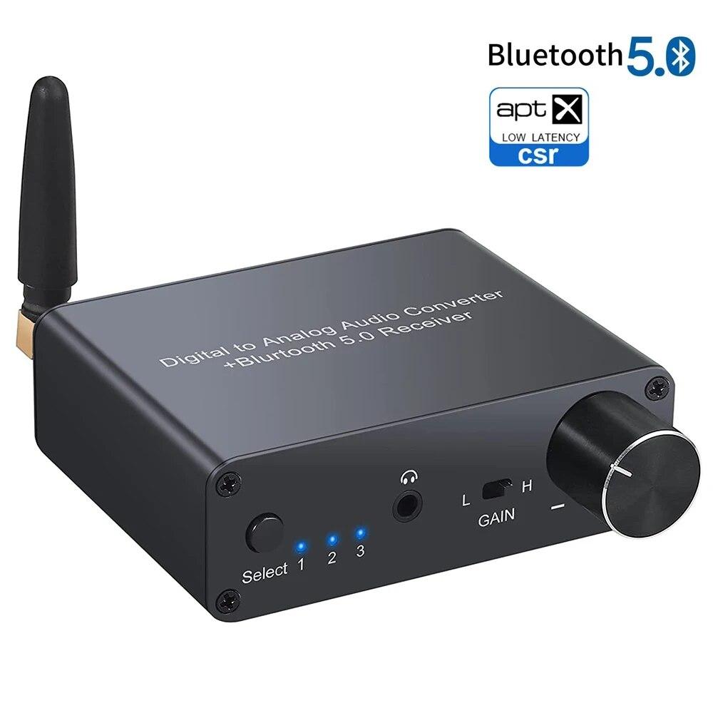 192k Bluetooth-совместимый ЦАП-преобразователь с усилителем для наушников Цифро-аналоговый преобразователь Аудиоадаптер 3,5 мм с поддержкой AAC HomeAudio
192k Bluetooth-совместимый ЦАП-преобразователь с усилителем для наушников Цифро-аналоговый преобразователь Аудиоадаптер 3,5 мм с поддержкой AAC HomeAudio