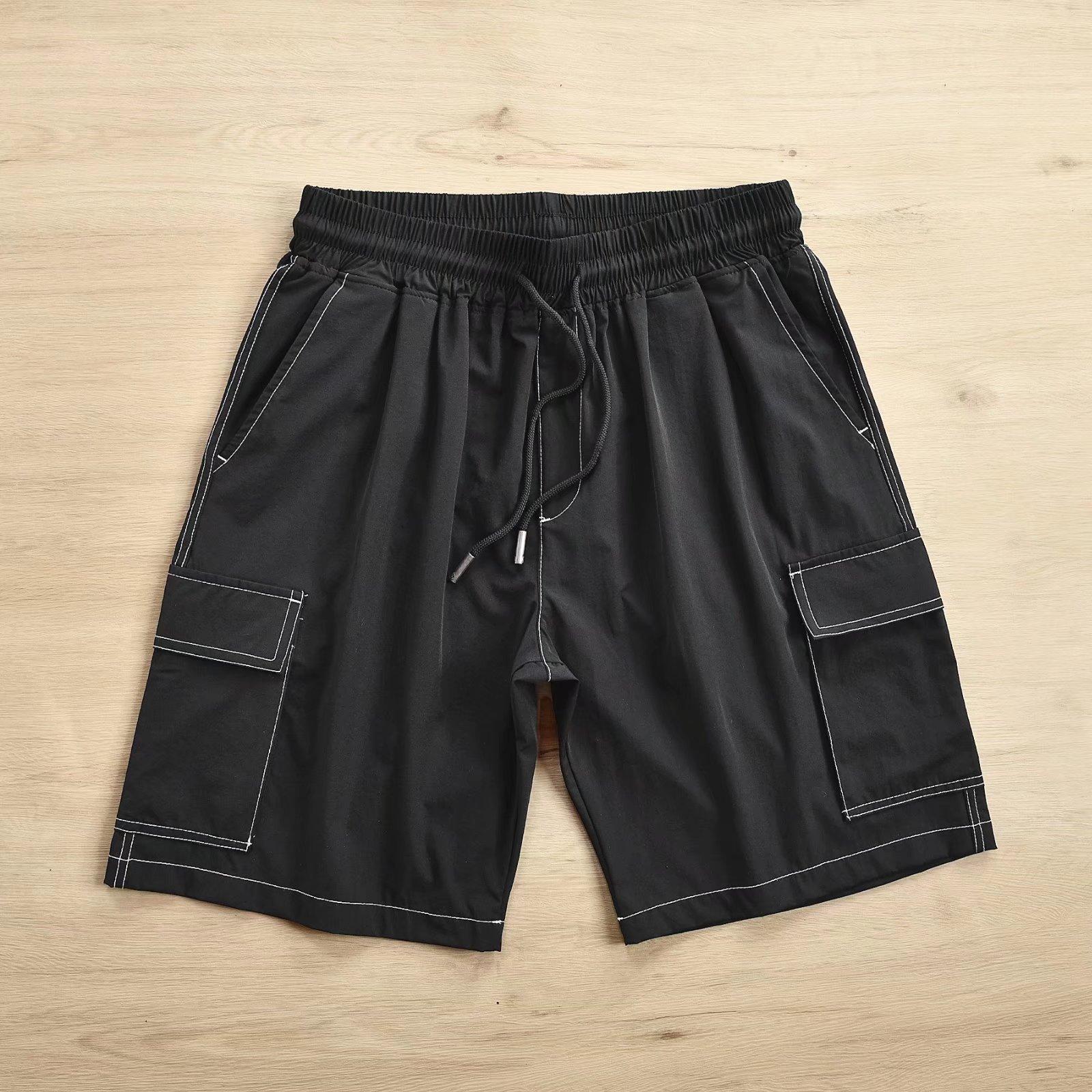 Летние повседневные шорты MaleinsFashion, брендовые, однотонные, простые, контрастные, в стиле пэчворк, свободные прямые ниспадающие спортивные брюки с пятью точками M чёрный
Летние повседневные шорты MaleinsFashion, брендовые, однотонные, простые, контрастные, в стиле пэчворк, свободные прямые ниспадающие спортивные брюки с пятью точками M чёрный