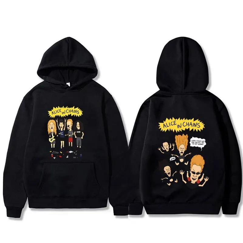 Hot Rock Band Alice in Chains Hoodie Machos Rule Beavis and Butt Head Sweatshirt Men Women Gothic Punk Funny Pullover Hoodies 4XL чёрный
Hot Rock Band Alice in Chains Hoodie Machos Rule Beavis and Butt Head Sweatshirt Men Women Gothic Punk Funny Pullover Hoodies 4XL чёрный