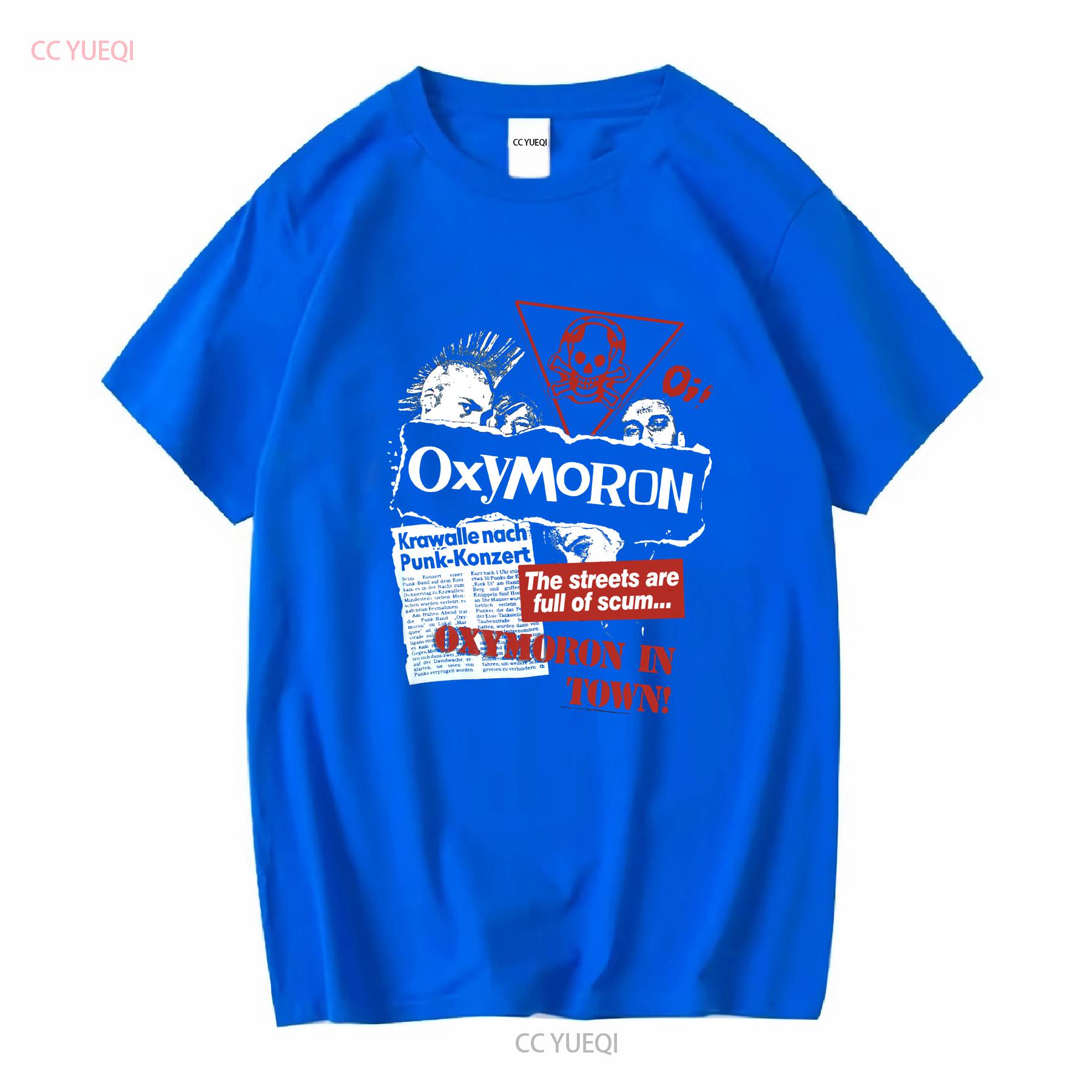 Oxymoron Band The Streets Are Full Of Scum Black T Shirt All Size HNG316 vintage Washed Stretched Comfortable Slightly Casual S
Oxymoron Band The Streets Are Full Of Scum Black T Shirt All Size HNG316 vintage Washed Stretched Comfortable Slightly Casual S