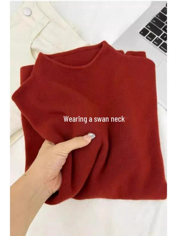 Women s Slim-Fit High-End Stand-Up Collar Knit Sweater – Soft, Semi-High Collared, Long-Sleeved Winter Top Small
Women s Slim-Fit High-End Stand-Up Collar Knit Sweater – Soft, Semi-High Collared, Long-Sleeved Winter Top Small