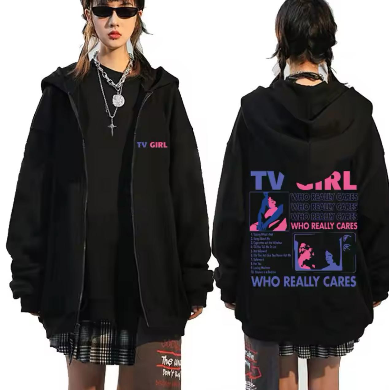 Унисекс Худи на молнии с принтом TV Girl – Стильная, Повседневная, Модная куртка XL чёрный
Унисекс Худи на молнии с принтом TV Girl – Стильная, Повседневная, Модная куртка XL чёрный