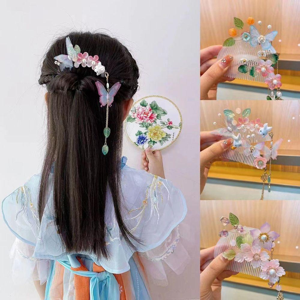 Flower Rabbit Pearl Chinese Style Headwear Hanfu Hair Comb Ancient Style Hairpin Children Hairpin
Flower Rabbit Pearl Chinese Style Headwear Hanfu Hair Comb Ancient Style Hairpin Children Hairpin