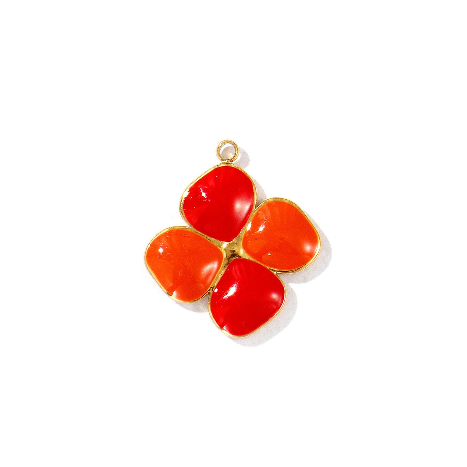 1 Piece Waterproof 304 Stainless Steel Charms Round Flower 18K Gold Plated Enamel Pendants For DIY Necklace Jewelry Making
1 Piece Waterproof 304 Stainless Steel Charms Round Flower 18K Gold Plated Enamel Pendants For DIY Necklace Jewelry Making