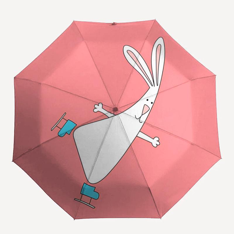 1pc Ice Skating BunnyAutomatic Open/close Umbrella, 8-Rib sturdy structure, Portable Travel Umbrella, Parties, Everyday Usec34
1pc Ice Skating BunnyAutomatic Open/close Umbrella, 8-Rib sturdy structure, Portable Travel Umbrella, Parties, Everyday Usec34