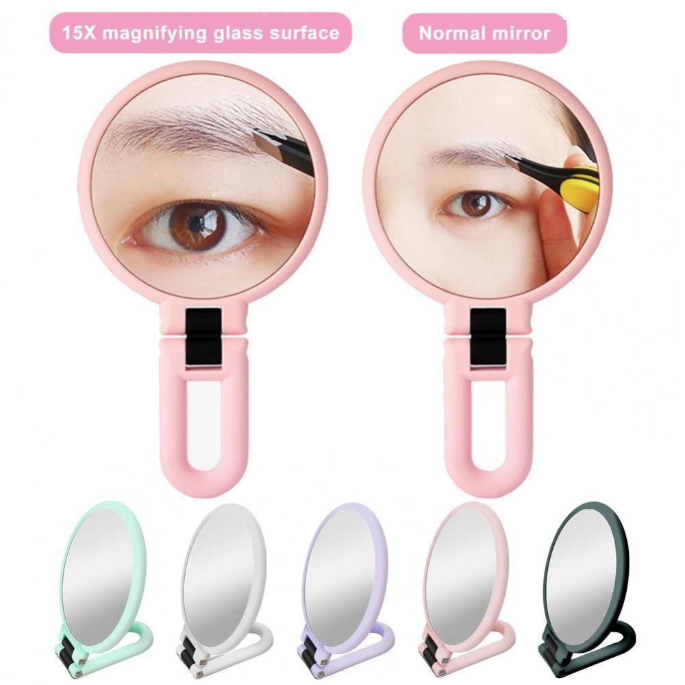 Adjustable Handheld Mirror 5/10/15x Magnifying Mirror Cute Makeup Mirror 5X зелений
Adjustable Handheld Mirror 5/10/15x Magnifying Mirror Cute Makeup Mirror 5X зелений