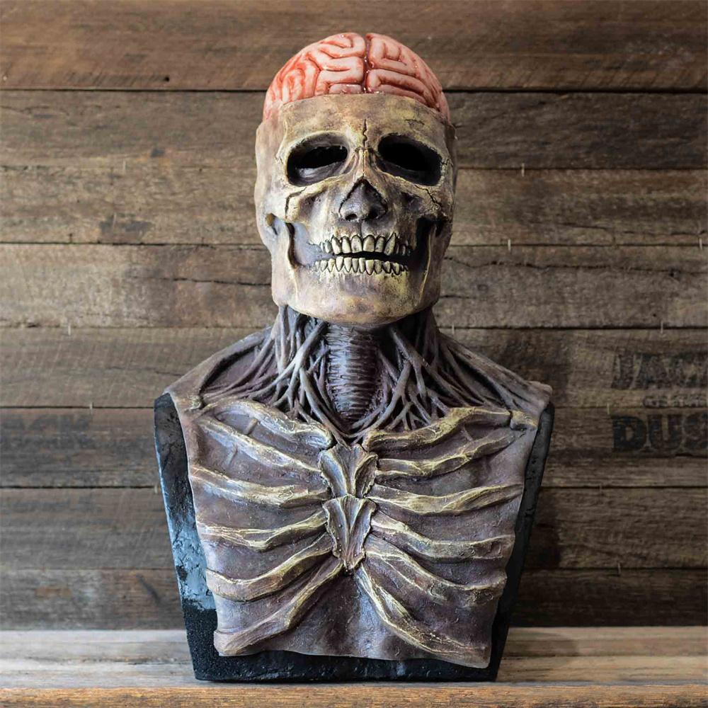 Full Head Skull Latex Mask Skeleton Horrible Halloween Cosplay Masquerade Mask with Black Hat
Full Head Skull Latex Mask Skeleton Horrible Halloween Cosplay Masquerade Mask with Black Hat
