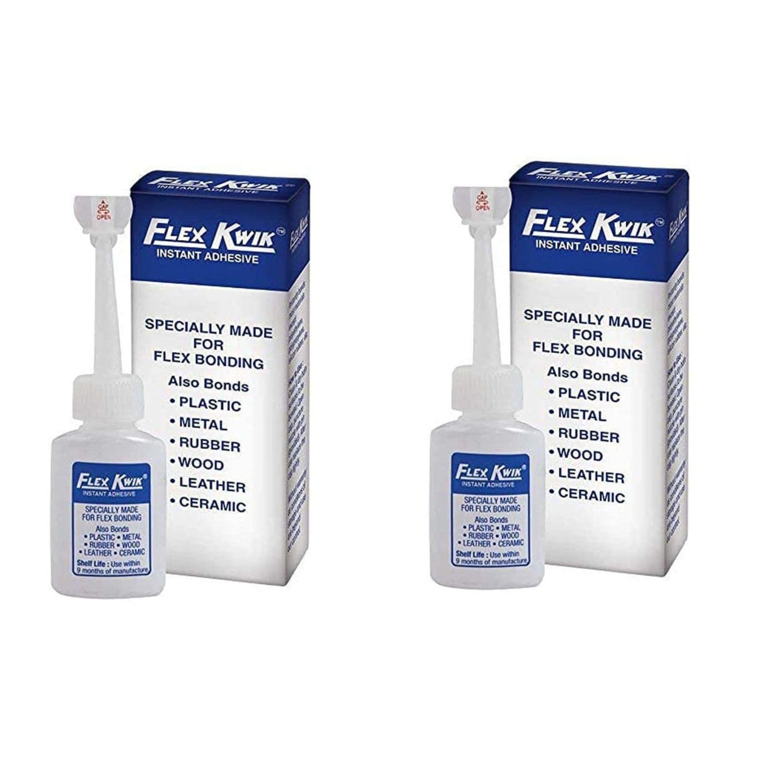Pidilite Flex Kwik Instant Adhesive Fast Bonding Glue for Flex & PVC Doors Multi Surface Repair Pack of 2 x 20g
Pidilite Flex Kwik Instant Adhesive Fast Bonding Glue for Flex & PVC Doors Multi Surface Repair Pack of 2 x 20g