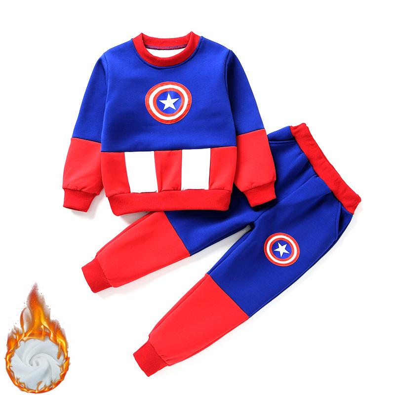 Флісовий комплект з довгим рукавом та штанами Капітана Америки для хлопчиків - Осінь/Зима Вуличний стиль Size 140cm
Флісовий комплект з довгим рукавом та штанами Капітана Америки для хлопчиків - Осінь/Зима Вуличний стиль Size 140cm