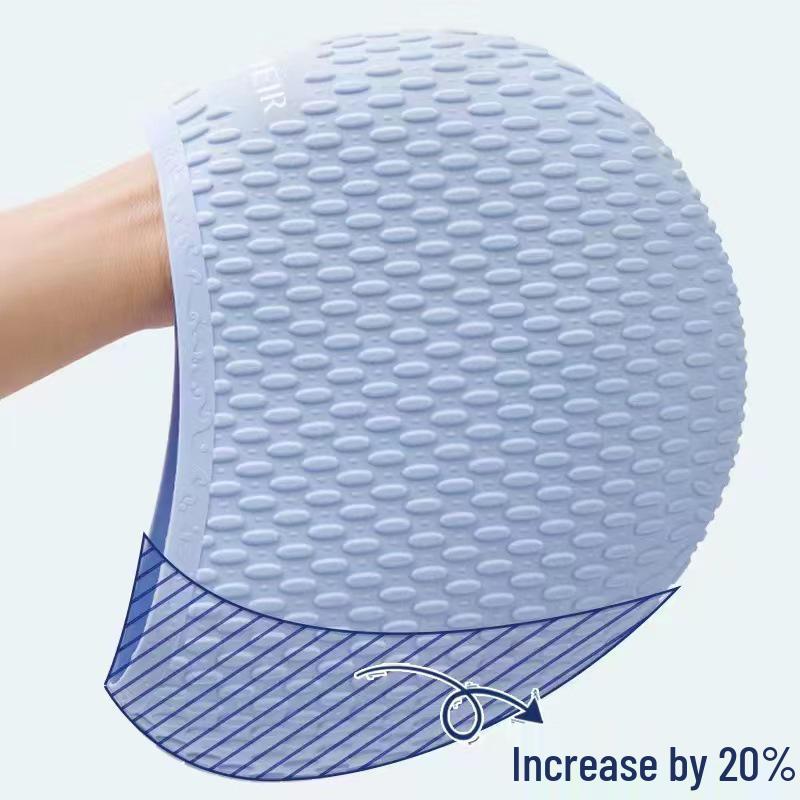 Unisex Adult High Elastic Waterproof Silicone Swim Cap - Skin-Friendly Design, Enlarged for Comfort
Unisex Adult High Elastic Waterproof Silicone Swim Cap - Skin-Friendly Design, Enlarged for Comfort