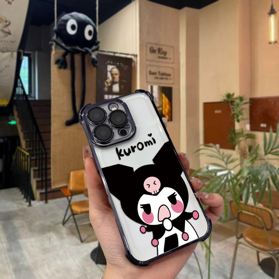 Kuromi TK Full Coverage Black Electroplated Phone Case for Apple 17 17
Kuromi TK Full Coverage Black Electroplated Phone Case for Apple 17 17
