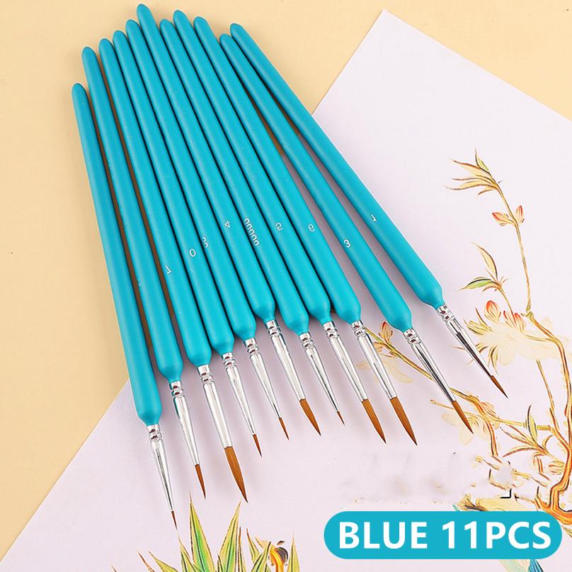 11Pcs Paint Brushes Hook Line Pen For Watercolor Oil Painting Extra Fine Soft Hair Hand Brush Acrylic Nail Art Drawing Tool Set
11Pcs Paint Brushes Hook Line Pen For Watercolor Oil Painting Extra Fine Soft Hair Hand Brush Acrylic Nail Art Drawing Tool Set