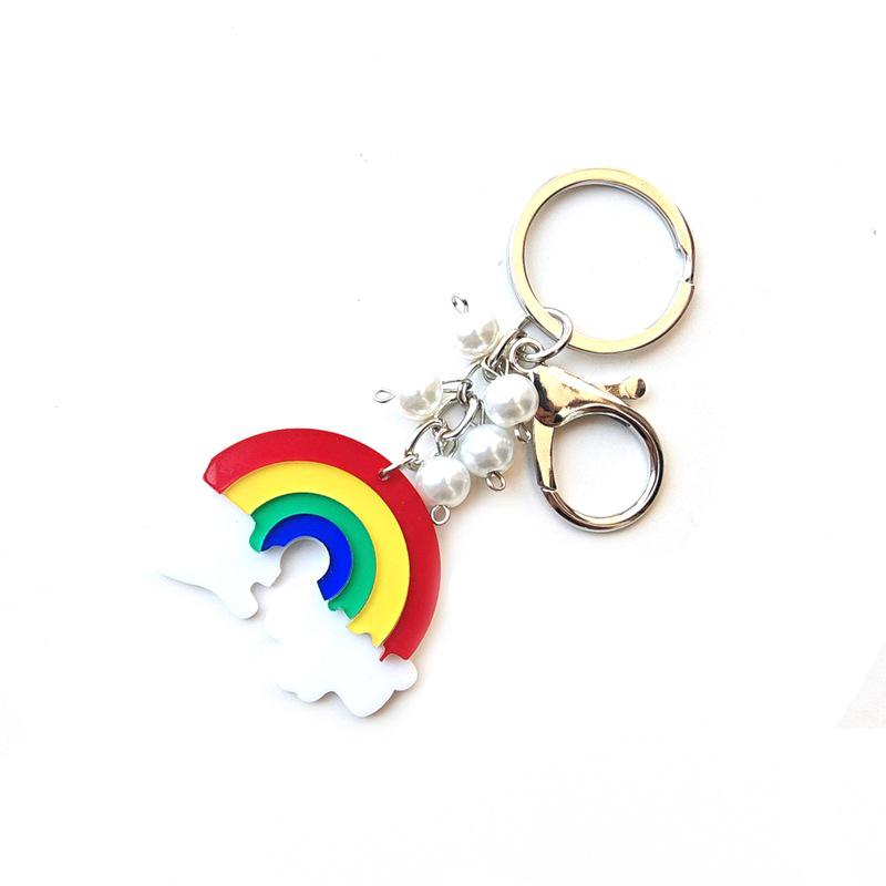 Acrylic Patchwork Rainbow Keychain: Personalized Women s Bag Charm
Acrylic Patchwork Rainbow Keychain: Personalized Women s Bag Charm