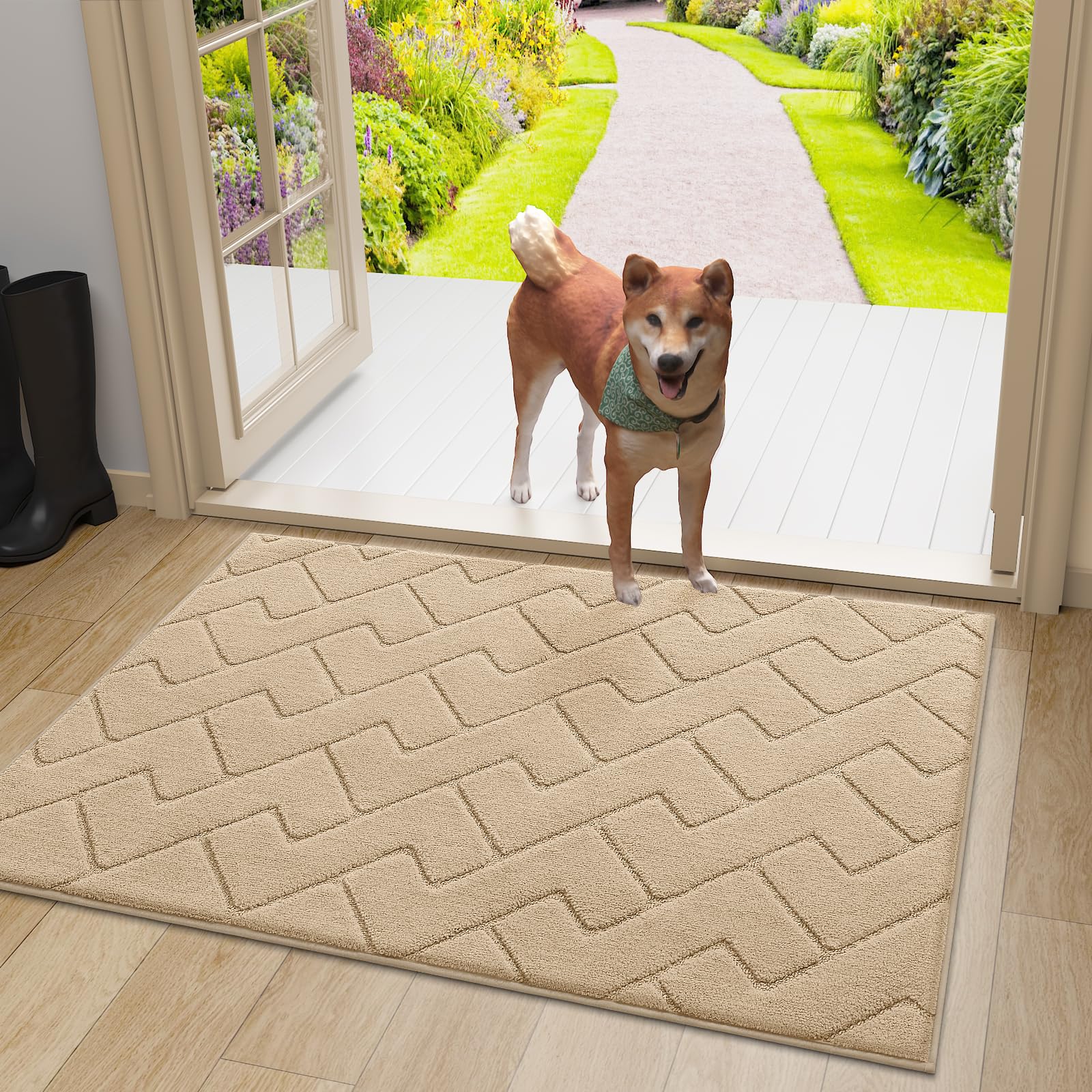 Olanly Non-Slip Floor Protector Clean Foot Absorbent Doormat Door Mat 80X100 Dirt Resistant Entrance Outdoor Soft Kitchen Rug 40X60cm(16X24inch) бежевый
Olanly Non-Slip Floor Protector Clean Foot Absorbent Doormat Door Mat 80X100 Dirt Resistant Entrance Outdoor Soft Kitchen Rug 40X60cm(16X24inch) бежевый