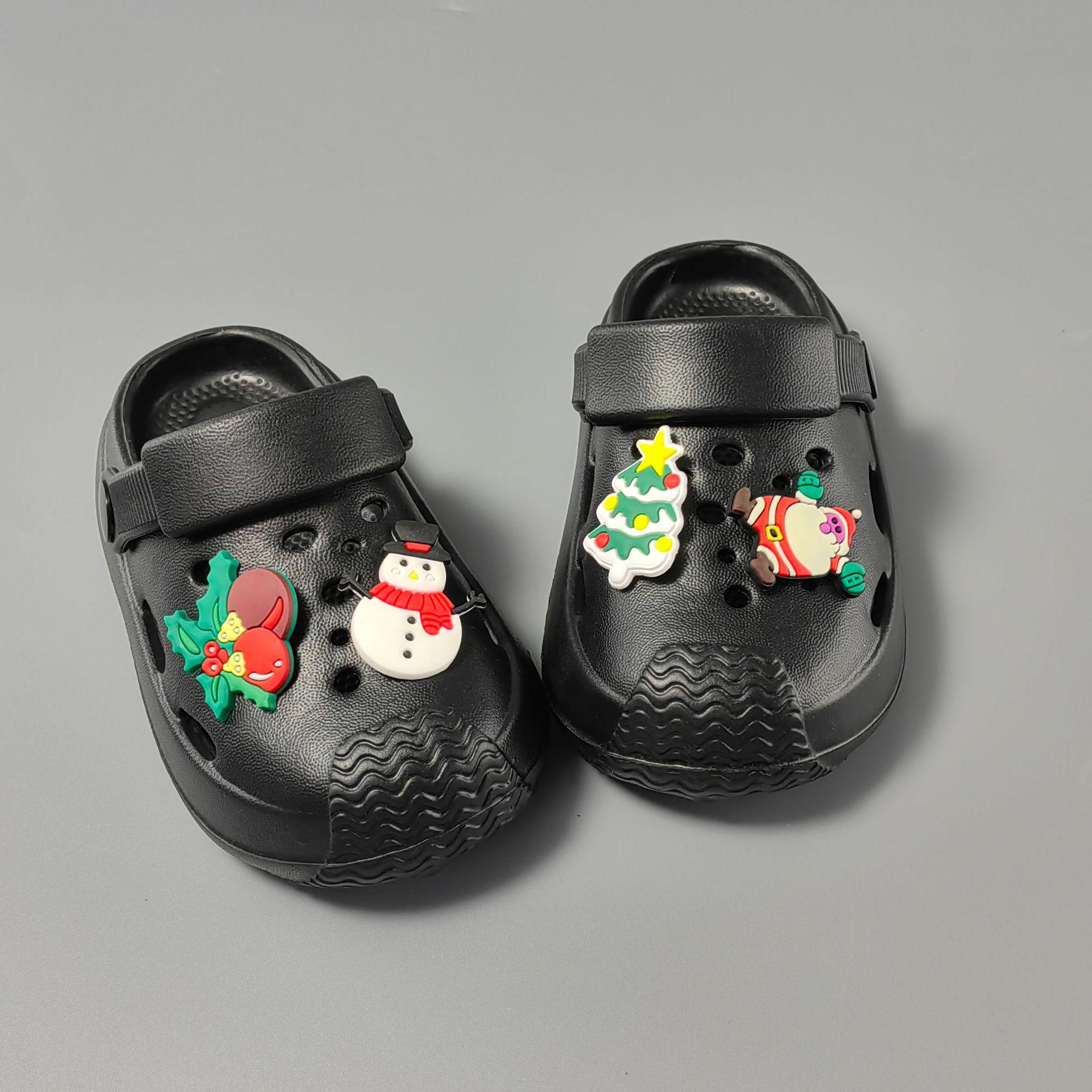 Cute Kids Non-slip Sandals with Heel Strap - Indoor/Outdoor EVA Hole Shoes 28/29 чорний
Cute Kids Non-slip Sandals with Heel Strap - Indoor/Outdoor EVA Hole Shoes 28/29 чорний