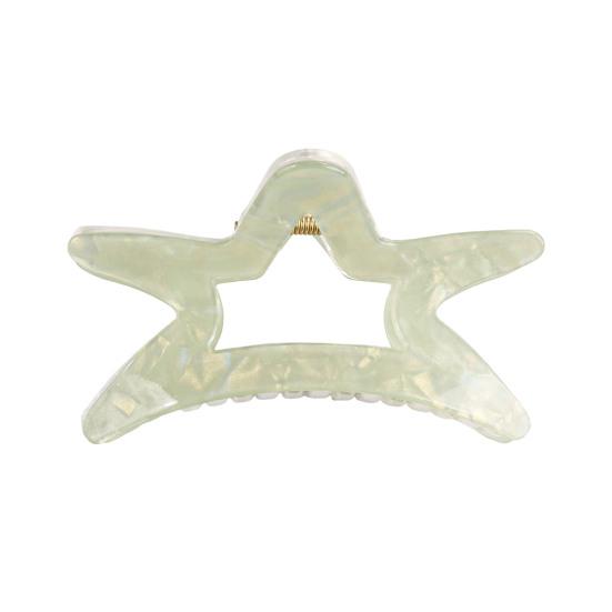 Hair Claw Hollow Five-Pointed Star Shape Hair Clip Medium Size Back Head Shark Hair Claw Anti-slip Teeth Strong Grip Hair
Hair Claw Hollow Five-Pointed Star Shape Hair Clip Medium Size Back Head Shark Hair Claw Anti-slip Teeth Strong Grip Hair