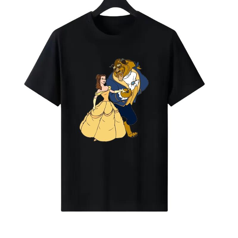 Disney Beauty And The Beast Pattern Woman Fashion Parent-child Clothing Cartoon Children s Short Sleeves T-Shirt Blouses 160
Disney Beauty And The Beast Pattern Woman Fashion Parent-child Clothing Cartoon Children s Short Sleeves T-Shirt Blouses 160