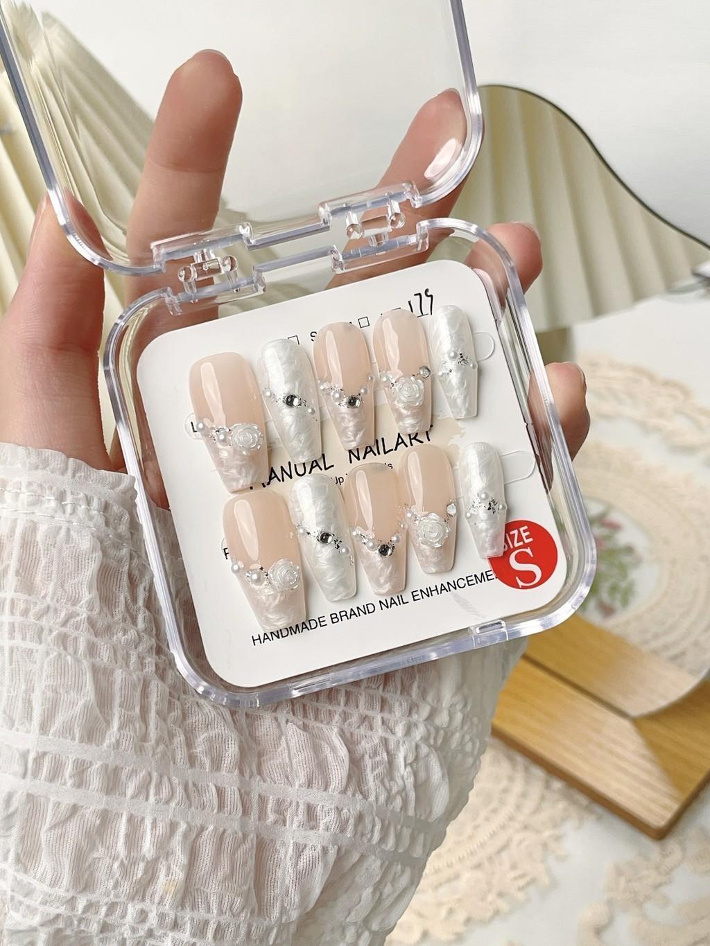 Nail Wearing Handmade New Nail Patches Popular Pure Desire Style Detachable Nail L
Nail Wearing Handmade New Nail Patches Popular Pure Desire Style Detachable Nail L