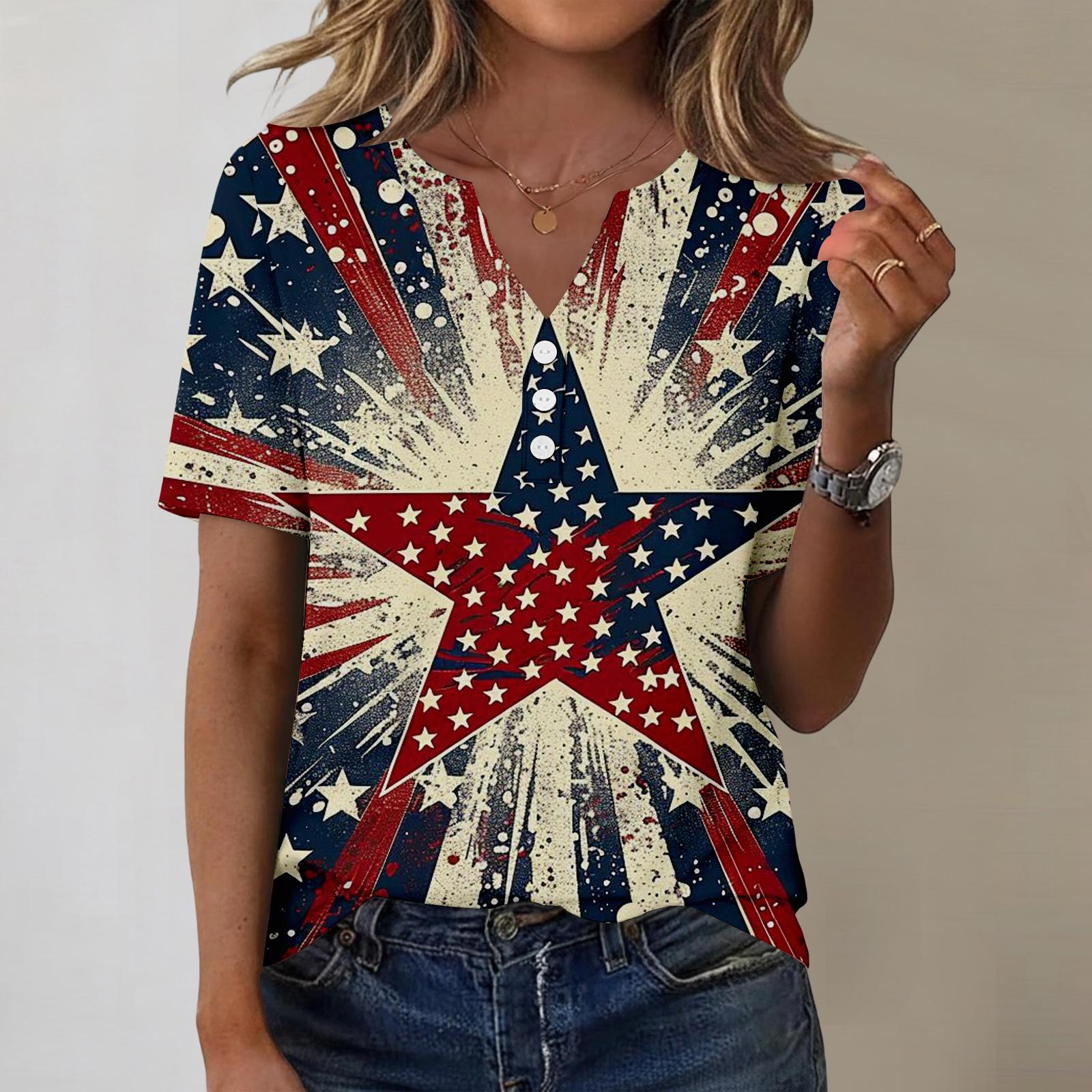 Women’s Casual Sunflower Print Top with Buttoned V Neck Short Sleeve Loose Fit Summer Tee Comfortable Soft Material XL кавун червоний колір
Women’s Casual Sunflower Print Top with Buttoned V Neck Short Sleeve Loose Fit Summer Tee Comfortable Soft Material XL кавун червоний колір