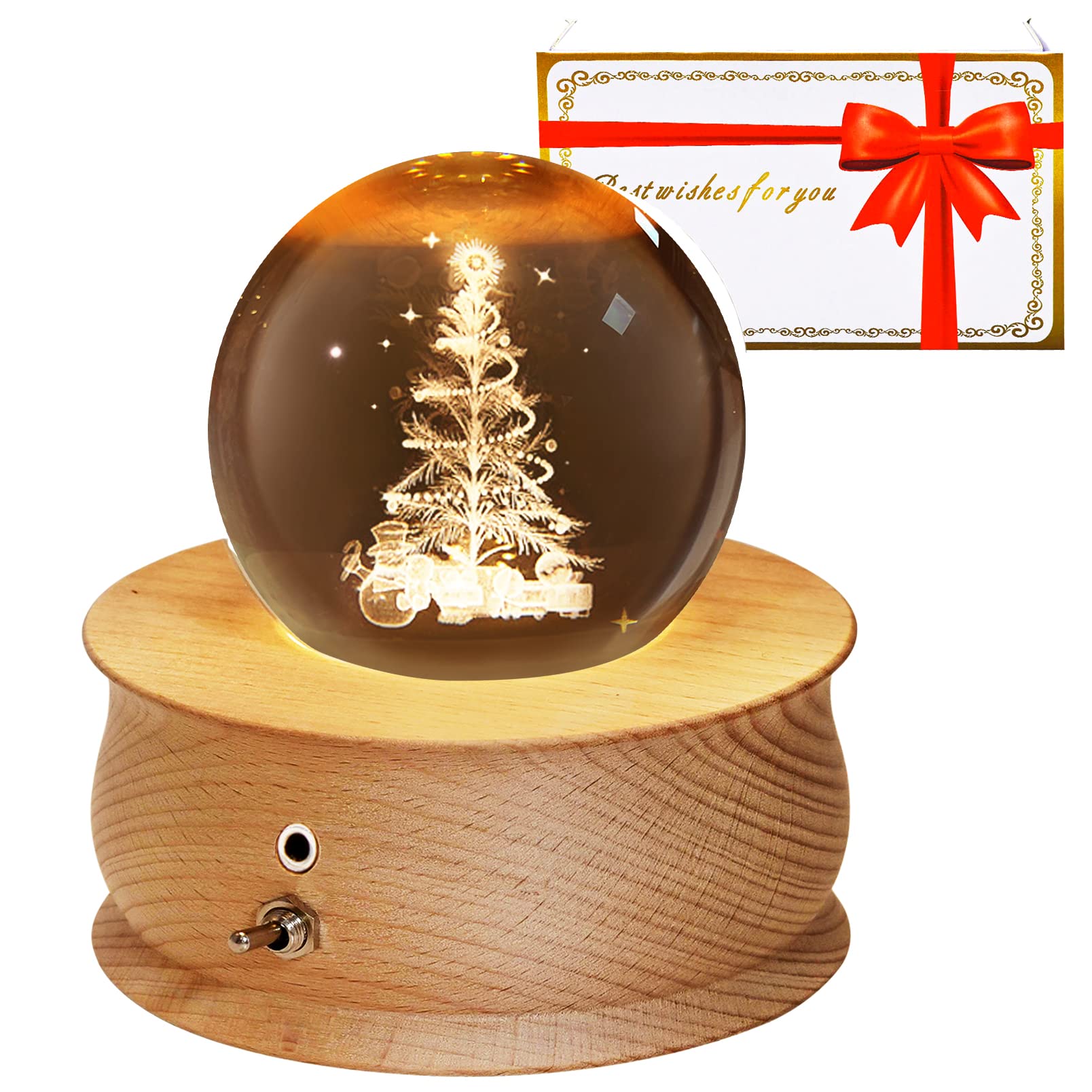 Authentic Music Box Crystal Birthday Gift for Christmas Tree Snow LED Ambient Projection Auto Relaxing Wedding Anniversary Day Kids USB Japanese
Authentic Music Box Crystal Birthday Gift for Christmas Tree Snow LED Ambient Projection Auto Relaxing Wedding Anniversary Day Kids USB Japanese