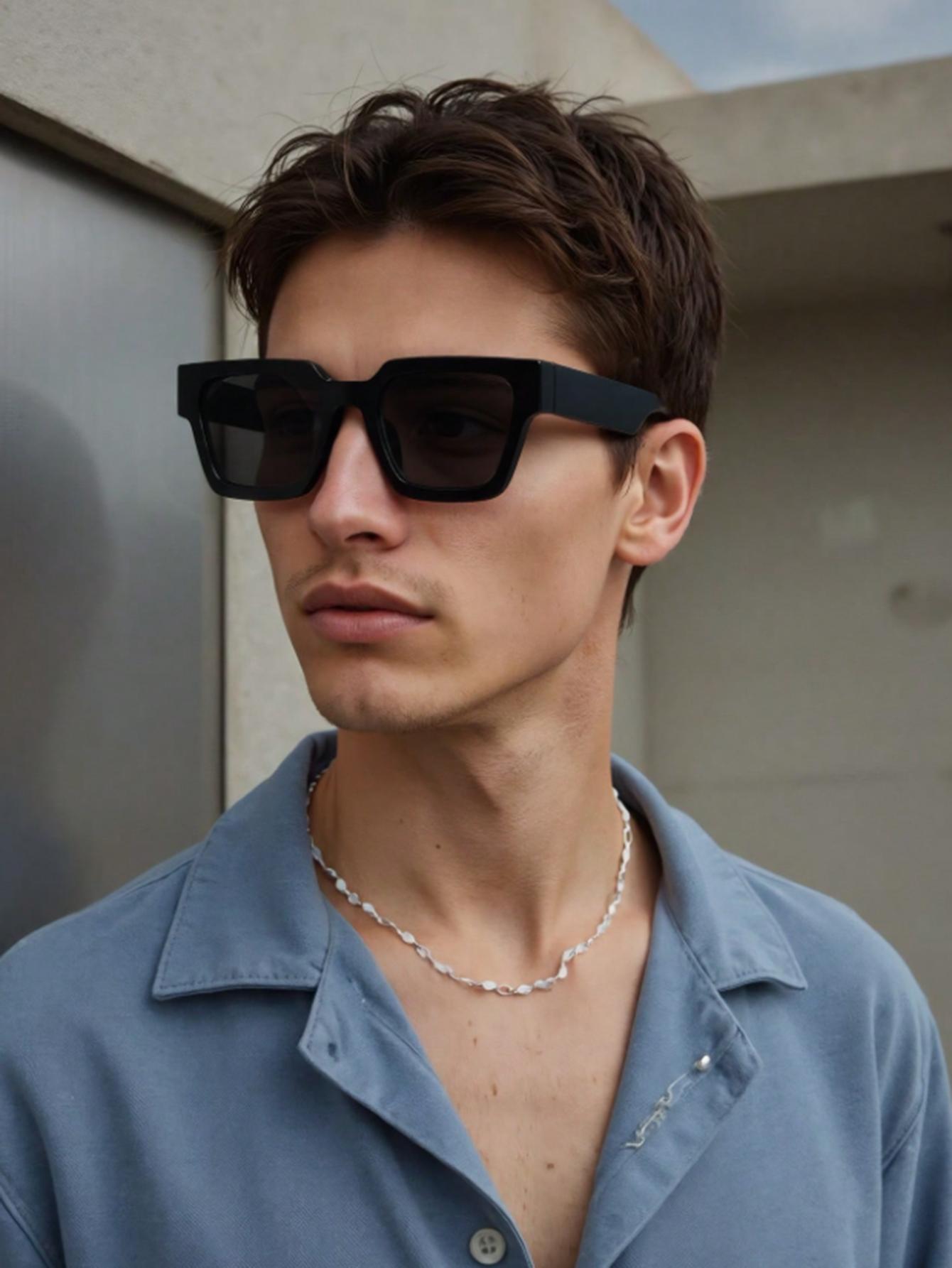 1 шт. Модные очки в квадратной оправе Черные модные очки Женские Мужские очки Прочные материалы ПК Подходят для ежедневных поездок на работу
1 шт. Модные очки в квадратной оправе Черные модные очки Женские Мужские очки Прочные материалы ПК Подходят для ежедневных поездок на работу