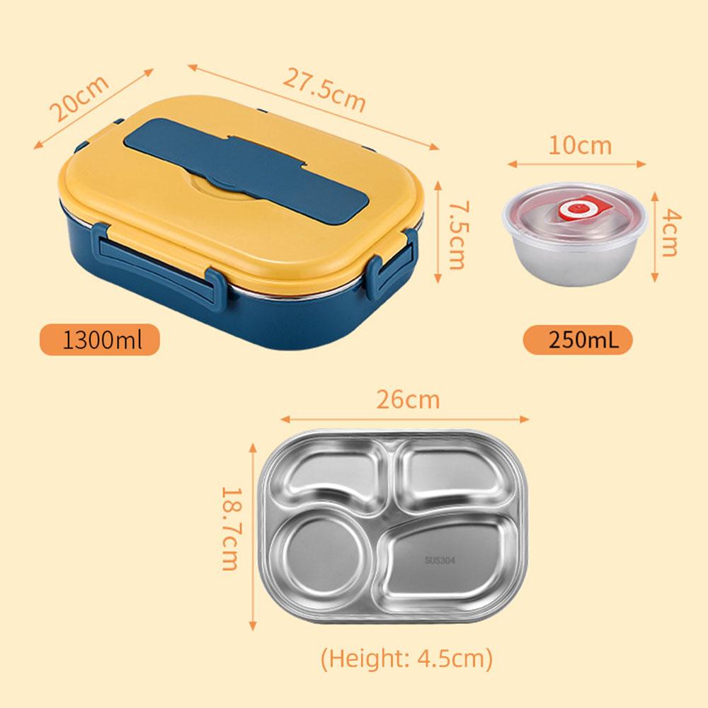 Bento Lunch Box 4 отделения Портативный герметичный Bento Box для взрослых, студентов, мужчин, женщин с
Bento Lunch Box 4 отделения Портативный герметичный Bento Box для взрослых, студентов, мужчин, женщин с