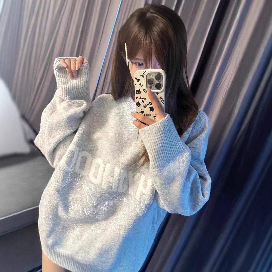 Women s American Retro Sweater - Cozy Round Neck Knitwear for Autumn/Winter XXL
Women s American Retro Sweater - Cozy Round Neck Knitwear for Autumn/Winter XXL