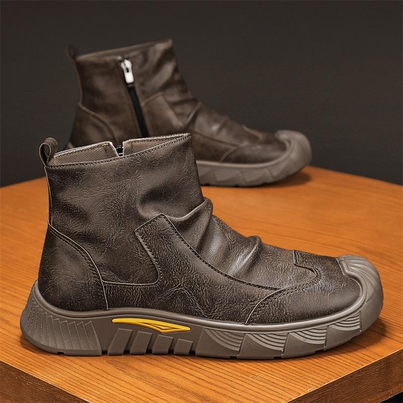 Весенние новые модные мужские ботинки с высоким верхом для защиты труда, уличные, больших размеров, популярные и универсальные, повседневные спортивные мужские ботинки 39 коричневый
Весенние новые модные мужские ботинки с высоким верхом для защиты труда, уличные, больших размеров, популярные и универсальные, повседневные спортивные мужские ботинки 39 коричневый