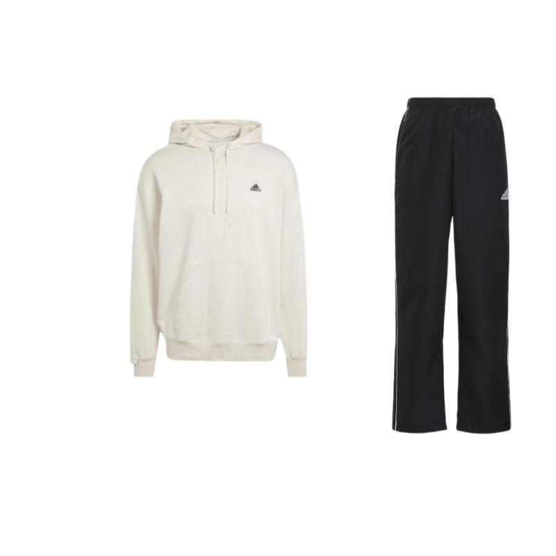 Adidas Logo Long Sleeve Hooded Straight Leg Comfortable Pants Casual Sports Suit Men suit CE9045+IZ1457 S
Adidas Logo Long Sleeve Hooded Straight Leg Comfortable Pants Casual Sports Suit Men suit CE9045+IZ1457 S