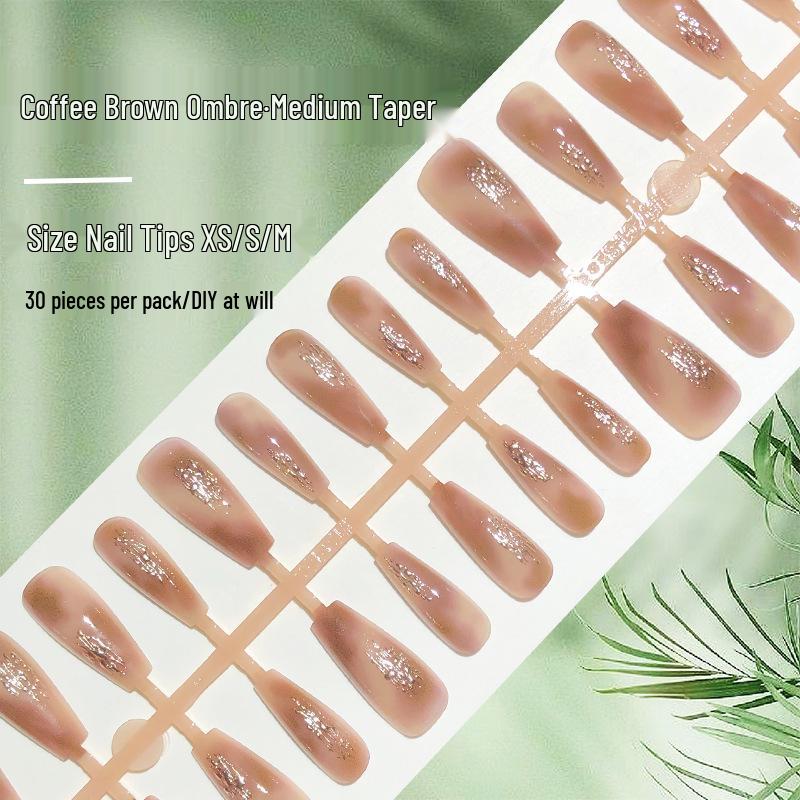 Maillard Coffee Brown Ombre Gilded Press-On Nails – 30 Pcs Fall/Winter Collection for a Luxe Autumn Look
Maillard Coffee Brown Ombre Gilded Press-On Nails – 30 Pcs Fall/Winter Collection for a Luxe Autumn Look