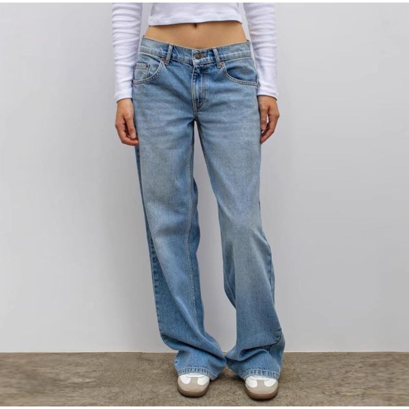 Street Printed Jeans Women High Waist Wide Leg Floor-length Button Zipper Pocket Denim Pant Female 2025 Spring Summer Office Lady Pants L синій
Street Printed Jeans Women High Waist Wide Leg Floor-length Button Zipper Pocket Denim Pant Female 2025 Spring Summer Office Lady Pants L синій