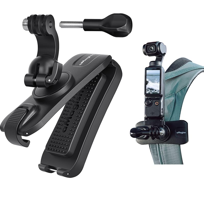 Compatible with DJI POCKET 3 2 Series 360 Rotation Backpack Clip Backpack Compatible with Gopro 13 12 11 10 9 8 7 5 3 2 Camera /Insta360 X4/X3/X2/Ace
Compatible with DJI POCKET 3 2 Series 360 Rotation Backpack Clip Backpack Compatible with Gopro 13 12 11 10 9 8 7 5 3 2 Camera /Insta360 X4/X3/X2/Ace