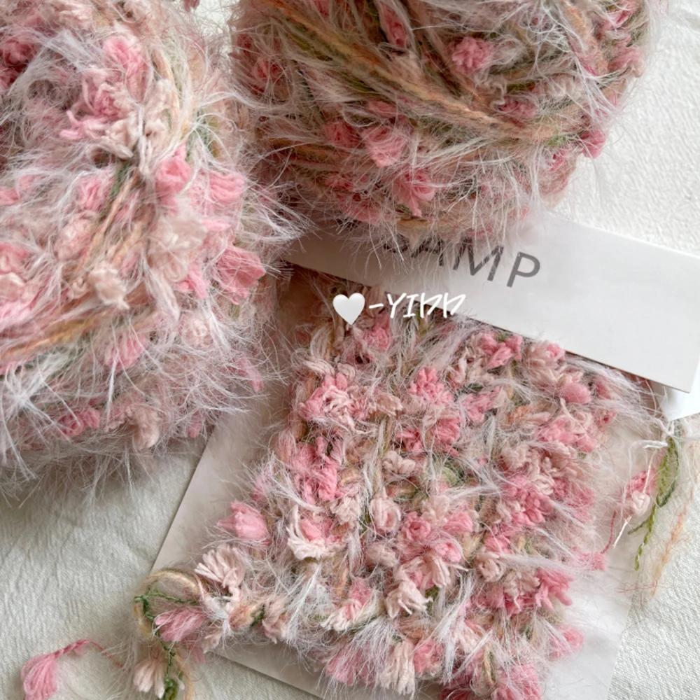 DIY Hand-knitted Special Mixed Thread Wool Balls Woven Hair Card Clothes Card Packaging Decoration Flower Thread Balls 125g рожевий
DIY Hand-knitted Special Mixed Thread Wool Balls Woven Hair Card Clothes Card Packaging Decoration Flower Thread Balls 125g рожевий