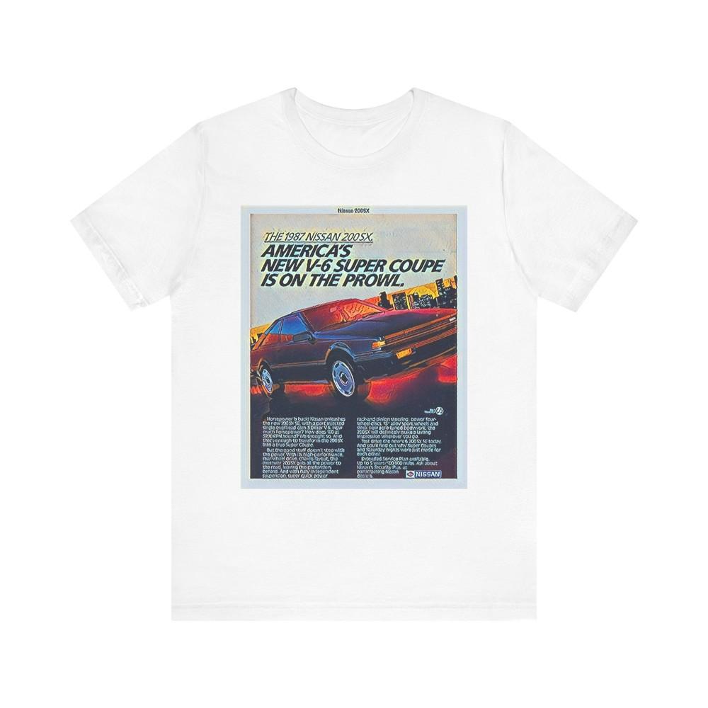 Nissan 200 SX Graphic Print Tee Shirt Short Sleeve Unisex Jersey Crewneck 2XL
Nissan 200 SX Graphic Print Tee Shirt Short Sleeve Unisex Jersey Crewneck 2XL