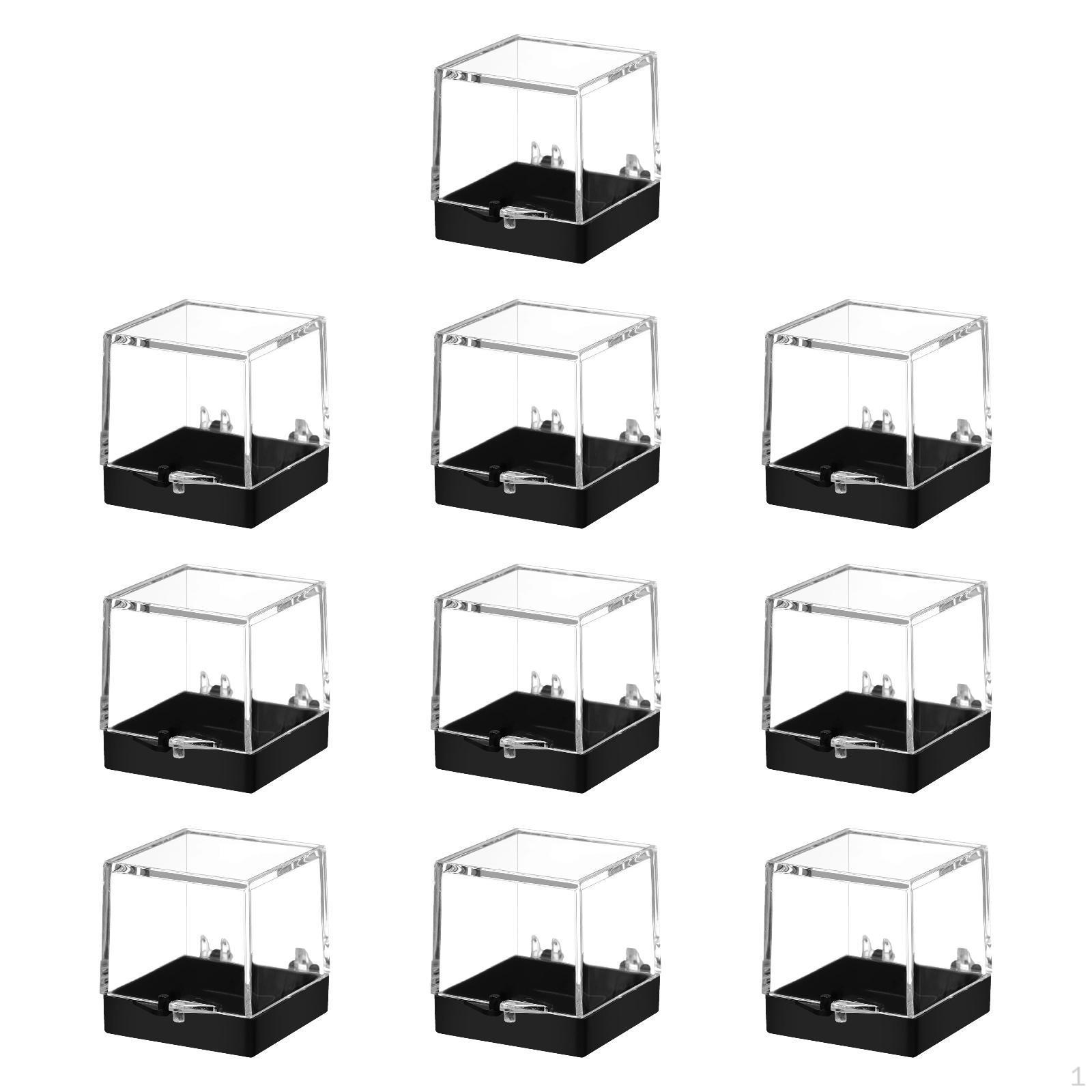 10 Cubic Display Cases for , Square Dustproof Containers, Organizer Sweets, Jewelry, Stones, чорний
10 Cubic Display Cases for , Square Dustproof Containers, Organizer Sweets, Jewelry, Stones, чорний