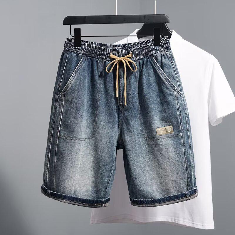 Мужские летние джинсовые шорты свободного кроя в американском ретро-стиле 2024 - Модный уличный стиль, Универсальные, Дизайн длиной до колена 2XL синий
Мужские летние джинсовые шорты свободного кроя в американском ретро-стиле 2024 - Модный уличный стиль, Универсальные, Дизайн длиной до колена 2XL синий
