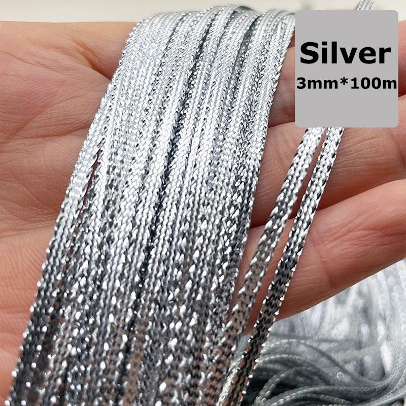 1 Bunch Non Elastic Necklaces Tightly Woven Decorative Tight Lines Festival Decoration Wear Resistance Handmade 3MMx100M
1 Bunch Non Elastic Necklaces Tightly Woven Decorative Tight Lines Festival Decoration Wear Resistance Handmade 3MMx100M
