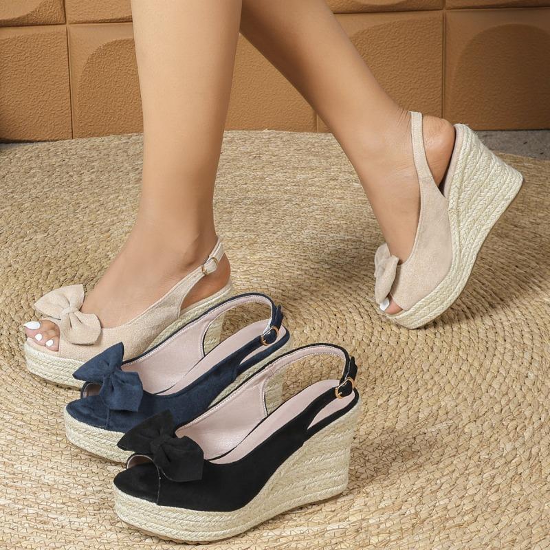 Butterfly Knot Peep toe Summer Shoes Women High Heels Sandals Fashion Brand Wedges Ladies Party Shoes Wedge Sandals 10cm Plus Size 42 35 синій
Butterfly Knot Peep toe Summer Shoes Women High Heels Sandals Fashion Brand Wedges Ladies Party Shoes Wedge Sandals 10cm Plus Size 42 35 синій