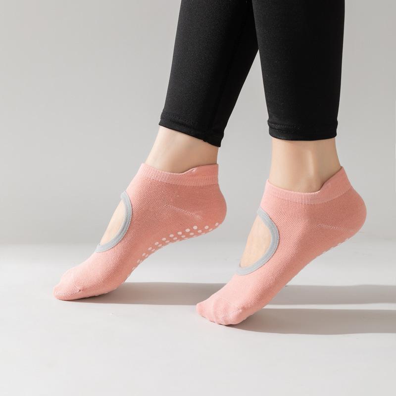 Женские нескользящие силиконовые носки для йоги - Без задника, дышащие, для фитнеса и танцев One Size
Женские нескользящие силиконовые носки для йоги - Без задника, дышащие, для фитнеса и танцев One Size