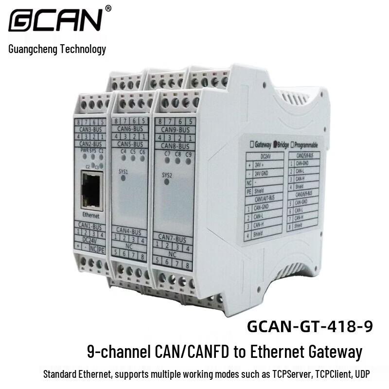 GCAN Programmable CANFD to Ethernet Gateway
GCAN Programmable CANFD to Ethernet Gateway
