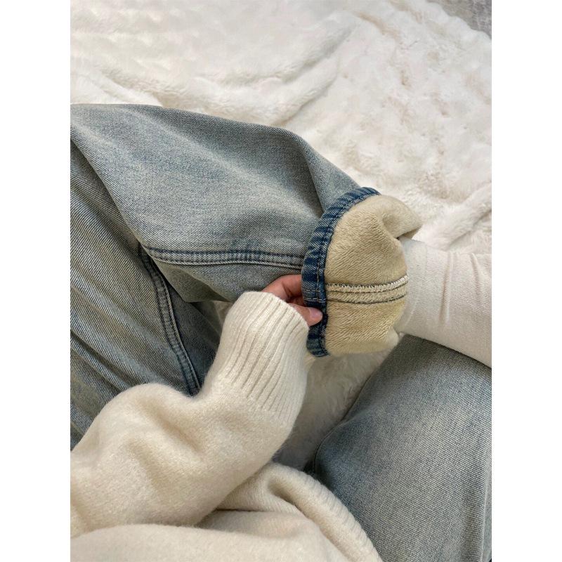 Women s Plus Size Fleece-Lined High Waist Wide-Leg Jeans - 2024 Winter Collection, Floor-Length Loose Slimming Pants XL
Women s Plus Size Fleece-Lined High Waist Wide-Leg Jeans - 2024 Winter Collection, Floor-Length Loose Slimming Pants XL