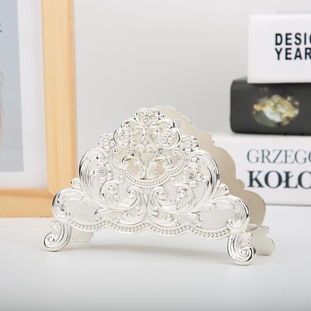 Металлический держатель для бумажных полотенец, подставка для хранения бумажных салфеток и носовых платков, настольный декор для ресторана, отеля