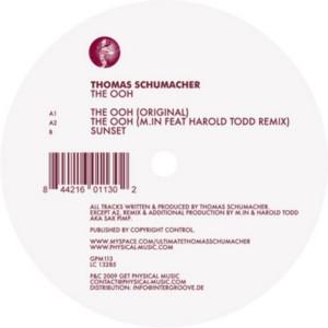 12inch Record THOMAS SCHUMACHER - The Ooh GPM113 Get Physical Mu 2009 Germany Dance & Electronica Used
12inch Record THOMAS SCHUMACHER - The Ooh GPM113 Get Physical Mu 2009 Germany Dance & Electronica Used