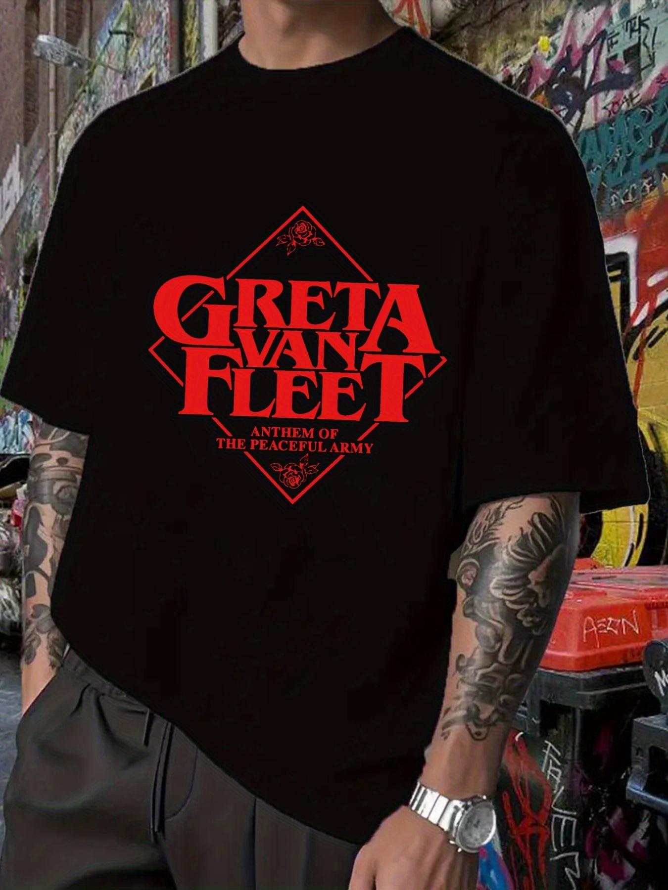 Greta Van Fleet Graphic T-shirt - Anthem of the Peaceful Army Band Design L
Greta Van Fleet Graphic T-shirt - Anthem of the Peaceful Army Band Design L