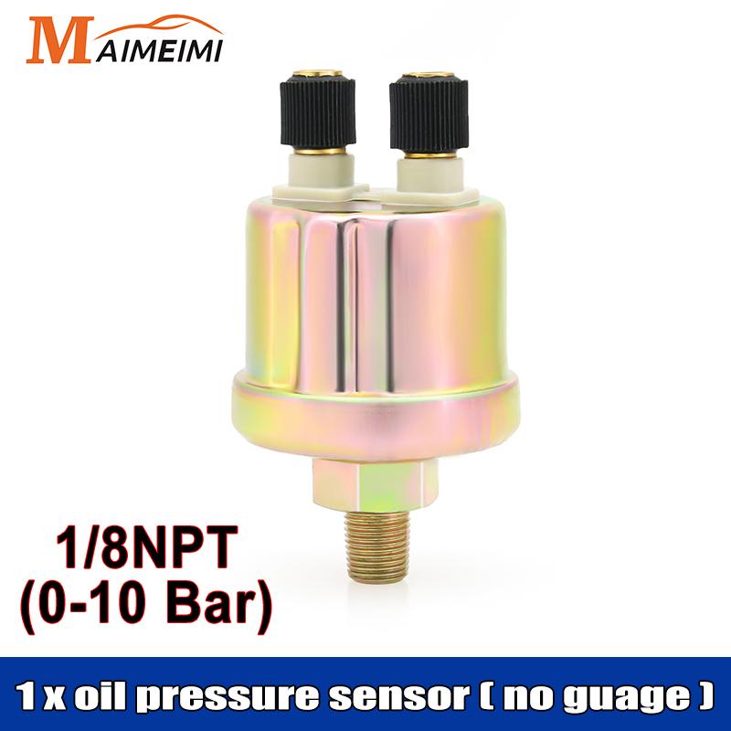 52mm Digital Oil Pressure Gauge Red Backlight with Alarm 0~10 Bar Oil Press Meter 1/8NPT Sensor for Auto Car Boat Marine 12V 24V only Sensor
52mm Digital Oil Pressure Gauge Red Backlight with Alarm 0~10 Bar Oil Press Meter 1/8NPT Sensor for Auto Car Boat Marine 12V 24V only Sensor